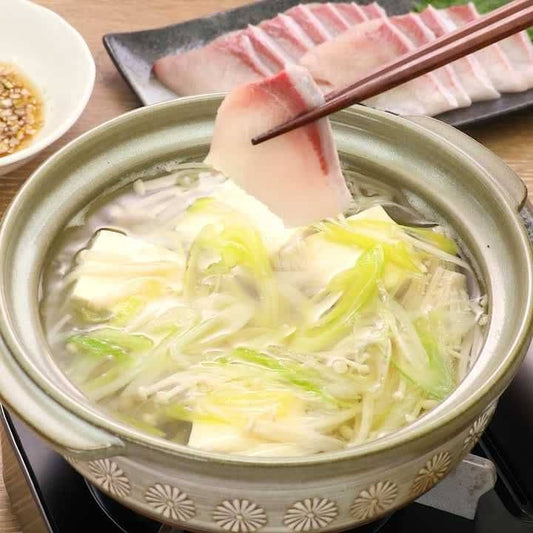 Sea bream dashi sea bream shabu-shabu hot pot set (for 2-3 people)